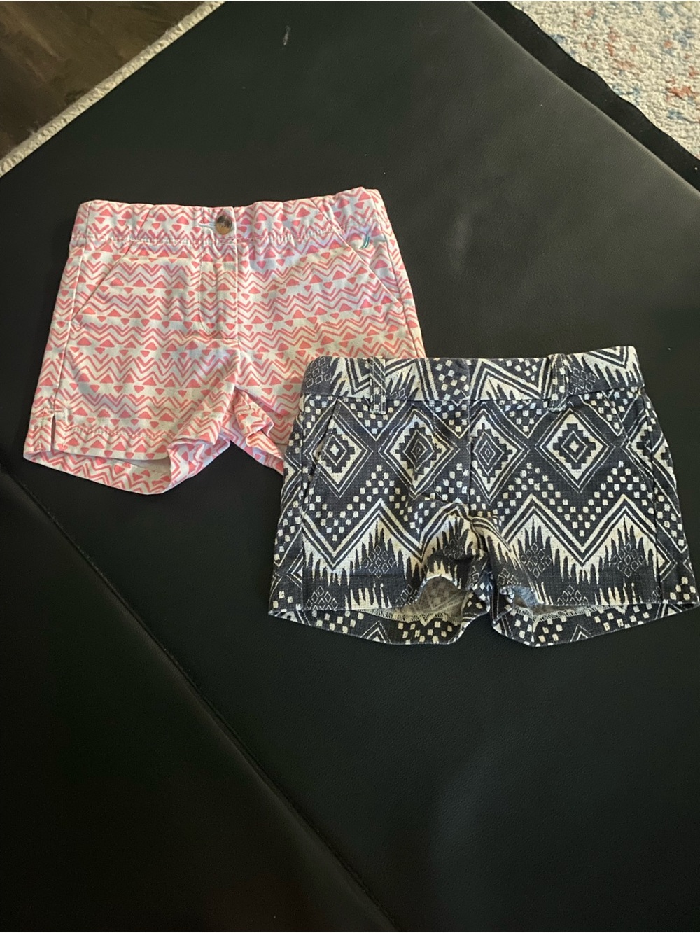 Girls CrewCuts and Nautical Geometric Aztec design Shorts size 5/6